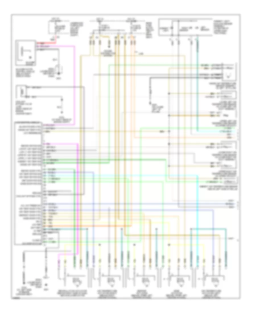 Automatic A C Wiring Diagram 1 of 3 for Isuzu Ascender Limited 2006