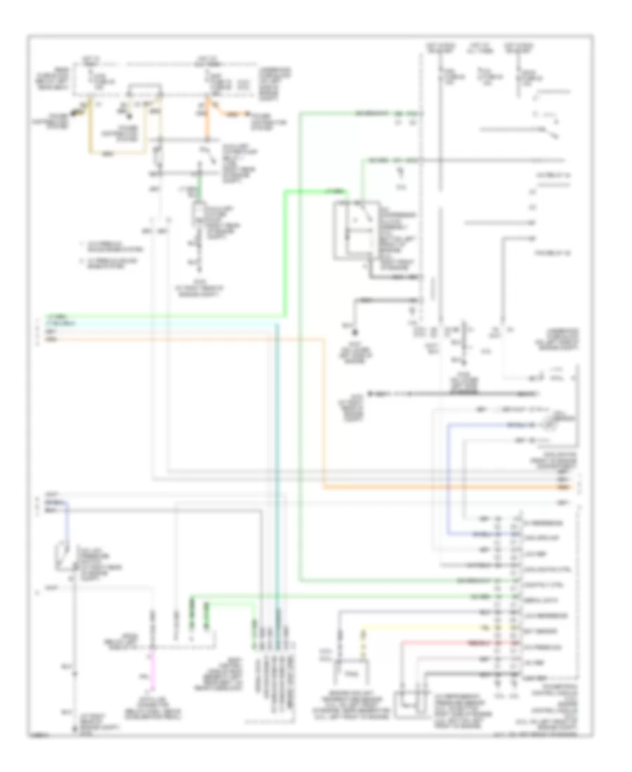 Automatic A C Wiring Diagram 2 of 3 for Isuzu Ascender Limited 2006