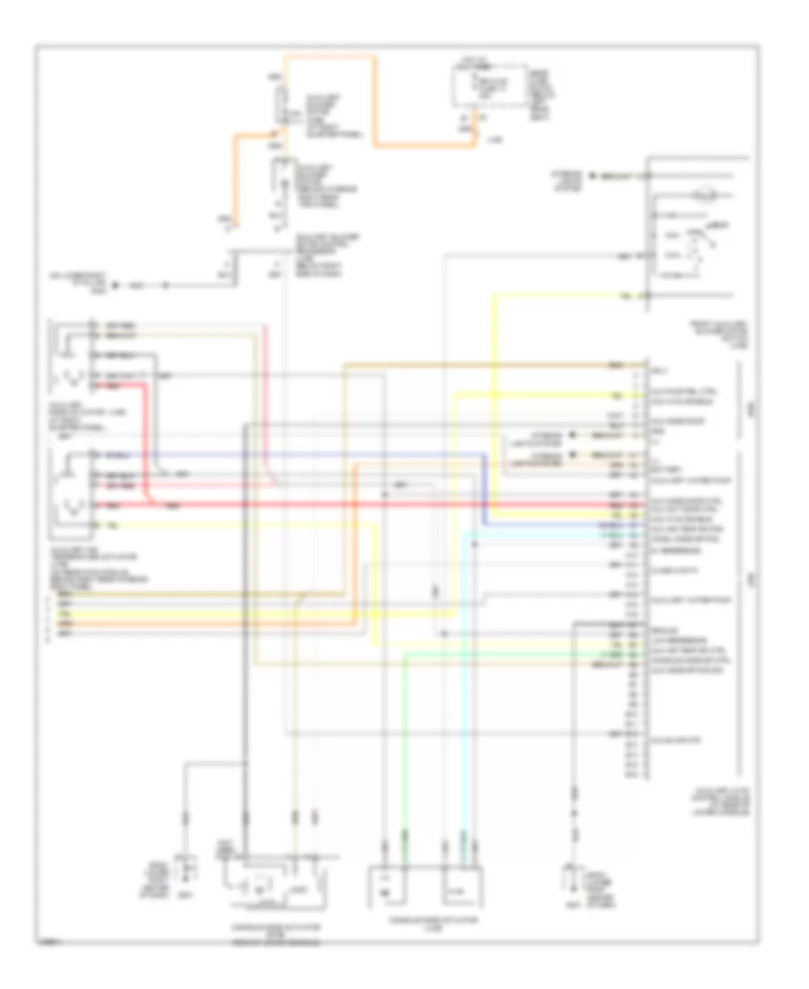Manual AC Wiring Diagram (3 of 3) for Isuzu Ascender Limited 2006
