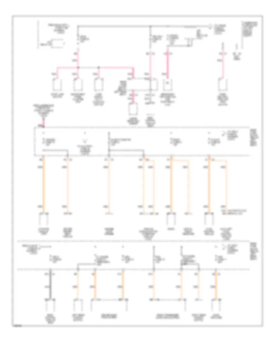 Power Distribution Wiring Diagram (4 of 5) for Isuzu Ascender Limited 2006