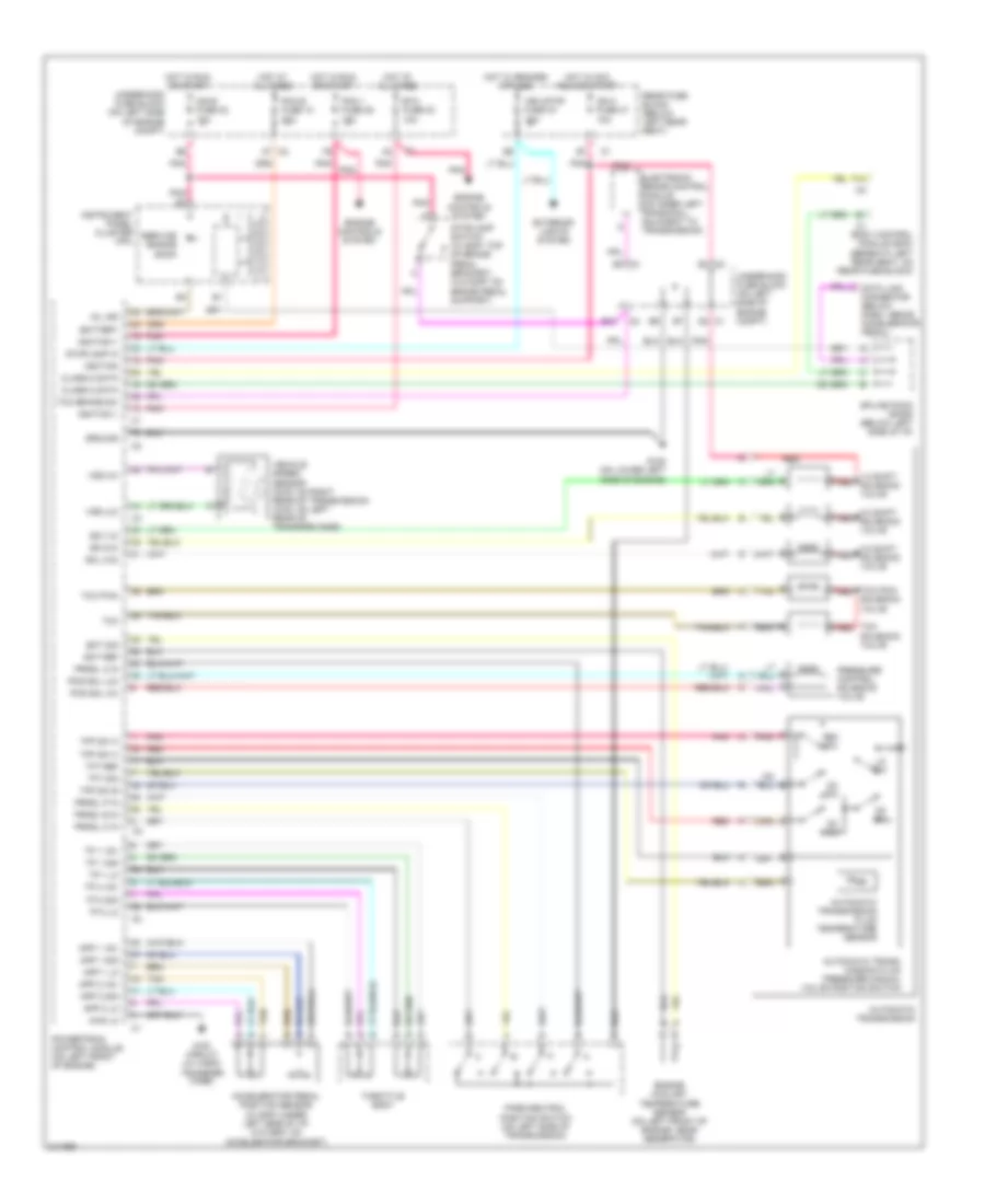 4 2L A T Wiring Diagram for Isuzu Ascender Limited 2006