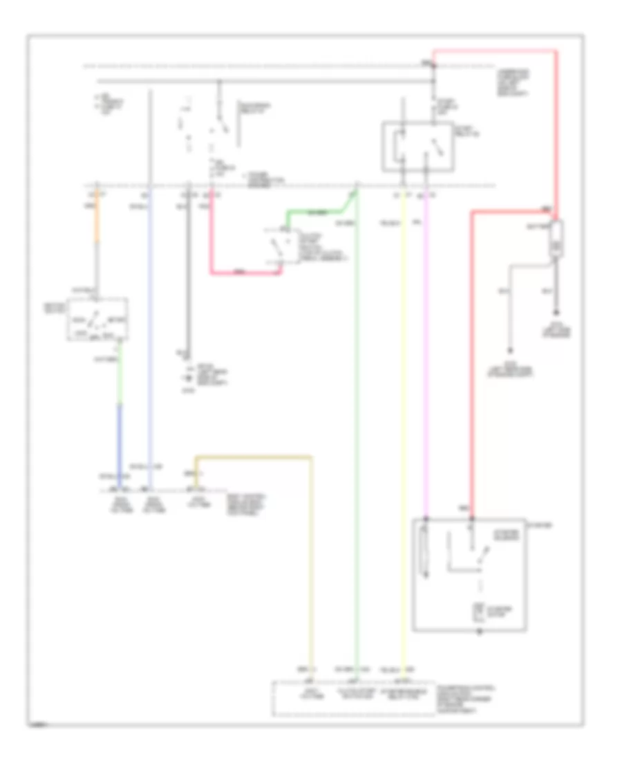 Starting Wiring Diagram, MT for Isuzu i-280 LS 2006
