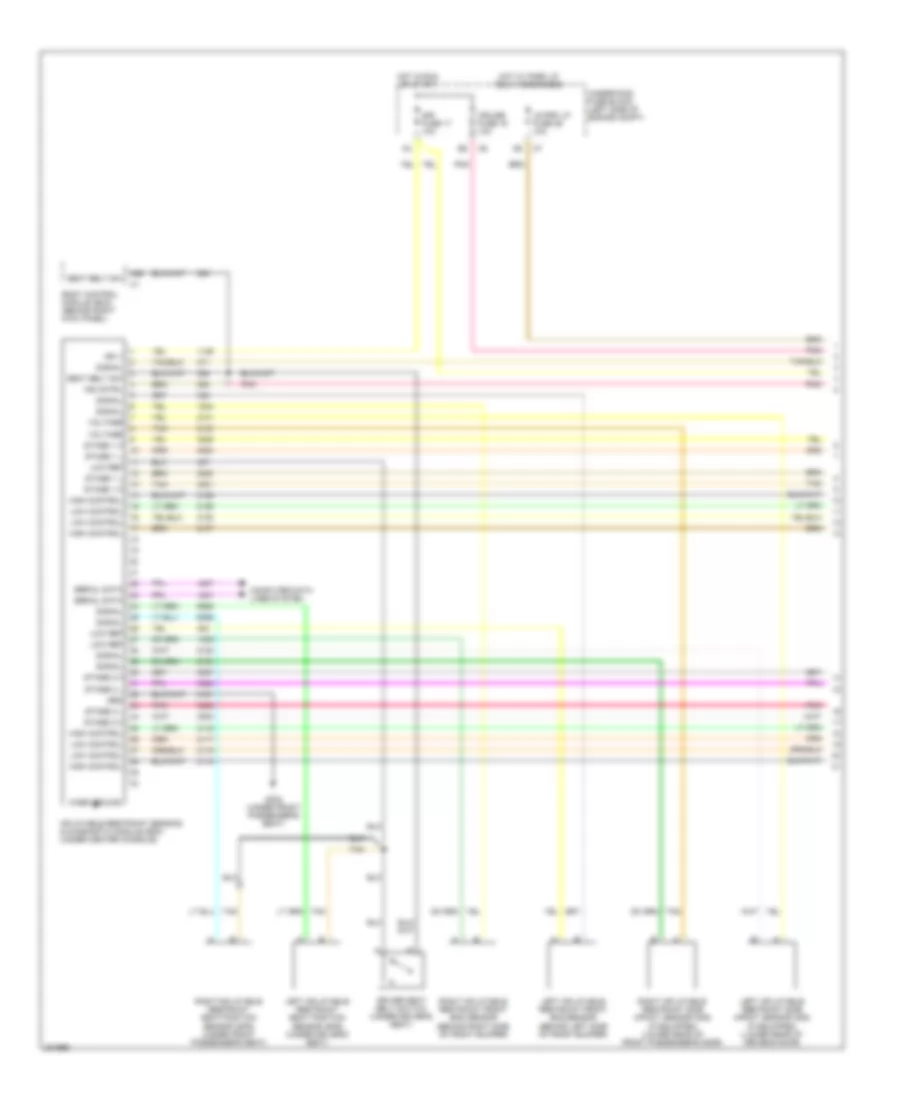 Supplemental Restraints Wiring Diagram 1 of 2 for Isuzu i 280 LS 2006