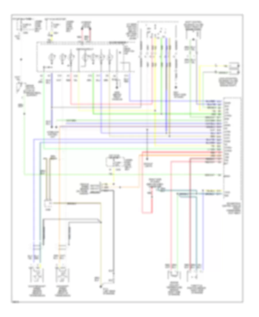 Transmission Wiring Diagram for Isuzu Oasis LS 1996