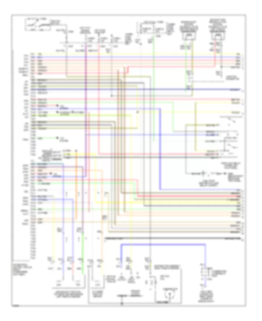 2 2L Engine Performance Wiring Diagrams 1 of 3 for Isuzu Oasis S 1996