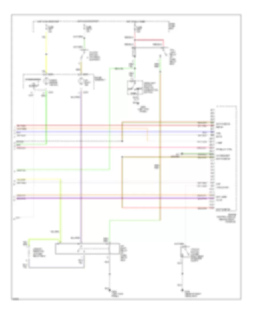 2.6L, Engine Performance Wiring Diagrams (3 of 3) for Isuzu Rodeo LS 1996