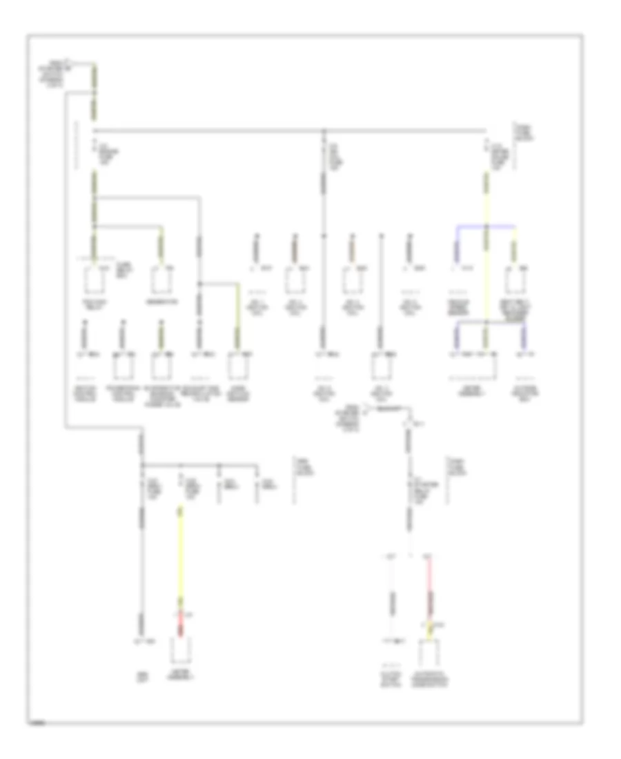 Power Distribution Wiring Diagram (3 of 3) for Isuzu Trooper Limited 1996