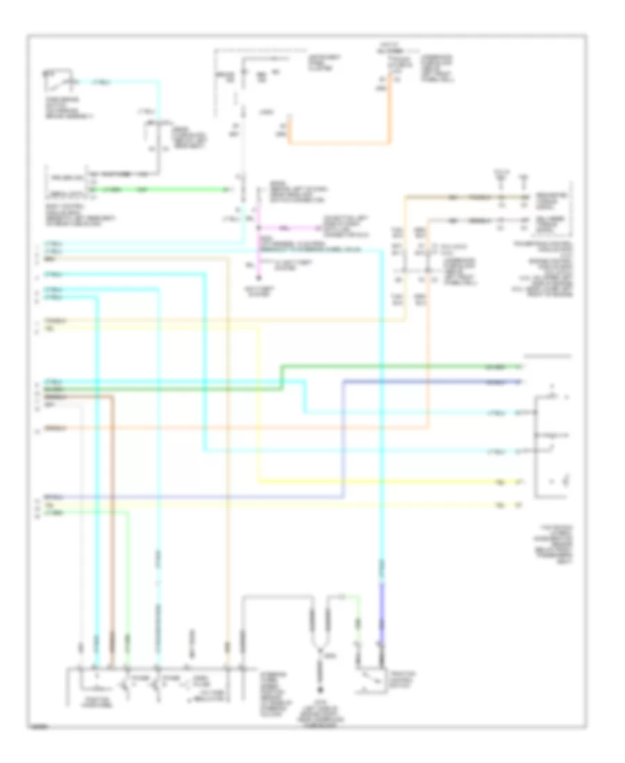 Anti-lock Brakes Wiring Diagram (2 of 2) for Isuzu Ascender S 2007