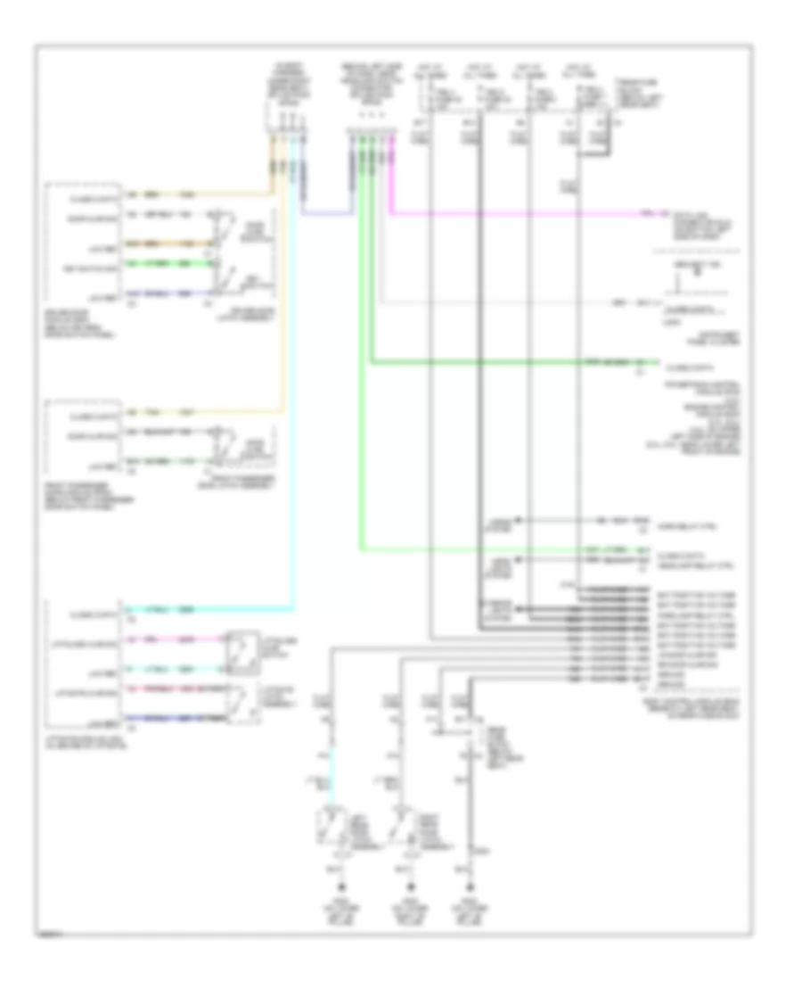 Forced Entry Wiring Diagram for Isuzu Ascender S 2007