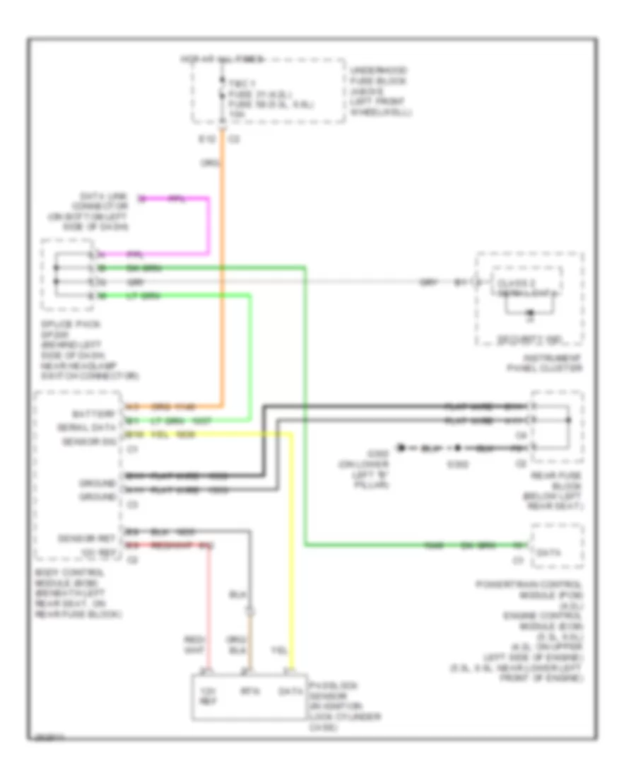 Passlock Wiring Diagram for Isuzu Ascender S 2007