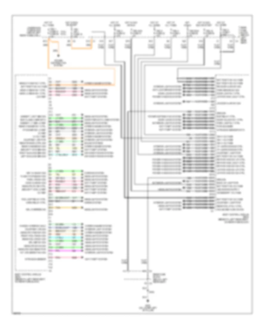 Body Control Modules Wiring Diagram for Isuzu Ascender S 2007