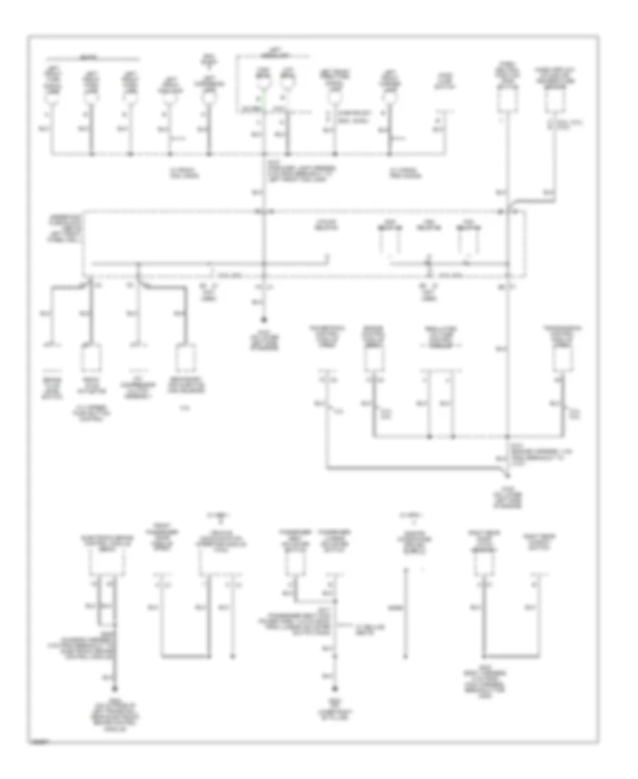 Ground Distribution Wiring Diagram 2 of 4 for Isuzu Ascender S 2007