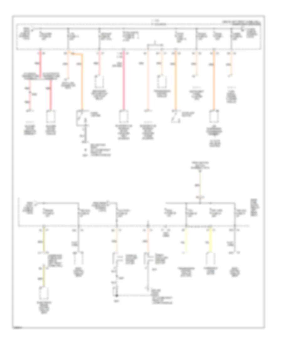 Power Distribution Wiring Diagram 2 of 6 for Isuzu Ascender S 2007