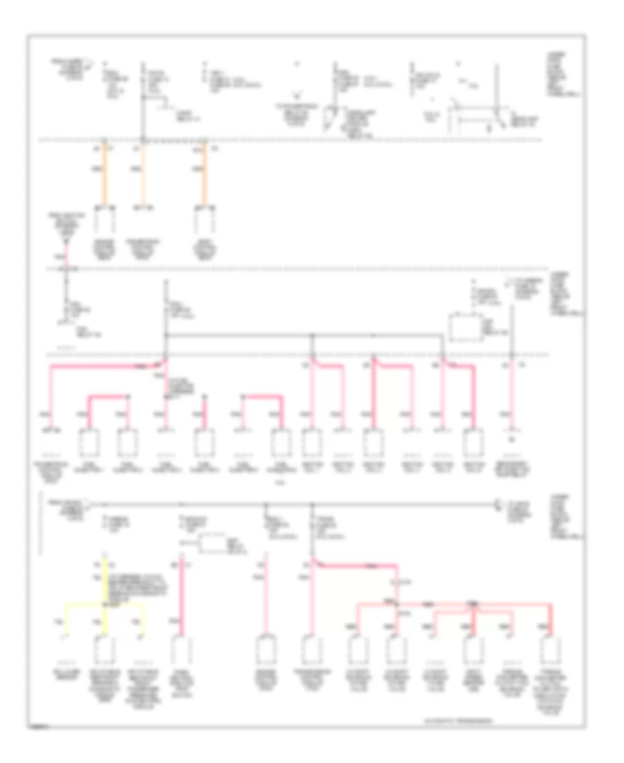 Power Distribution Wiring Diagram 3 of 6 for Isuzu Ascender S 2007