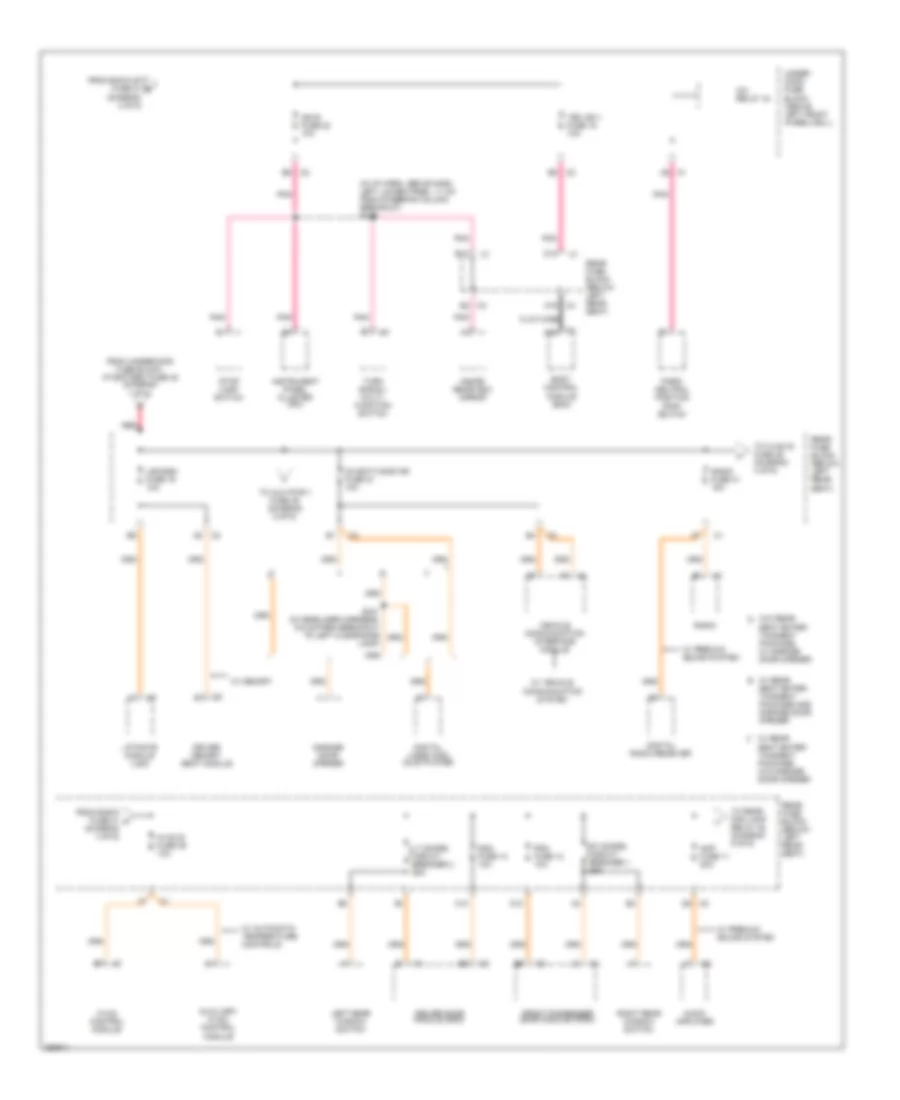 Power Distribution Wiring Diagram 4 of 6 for Isuzu Ascender S 2007