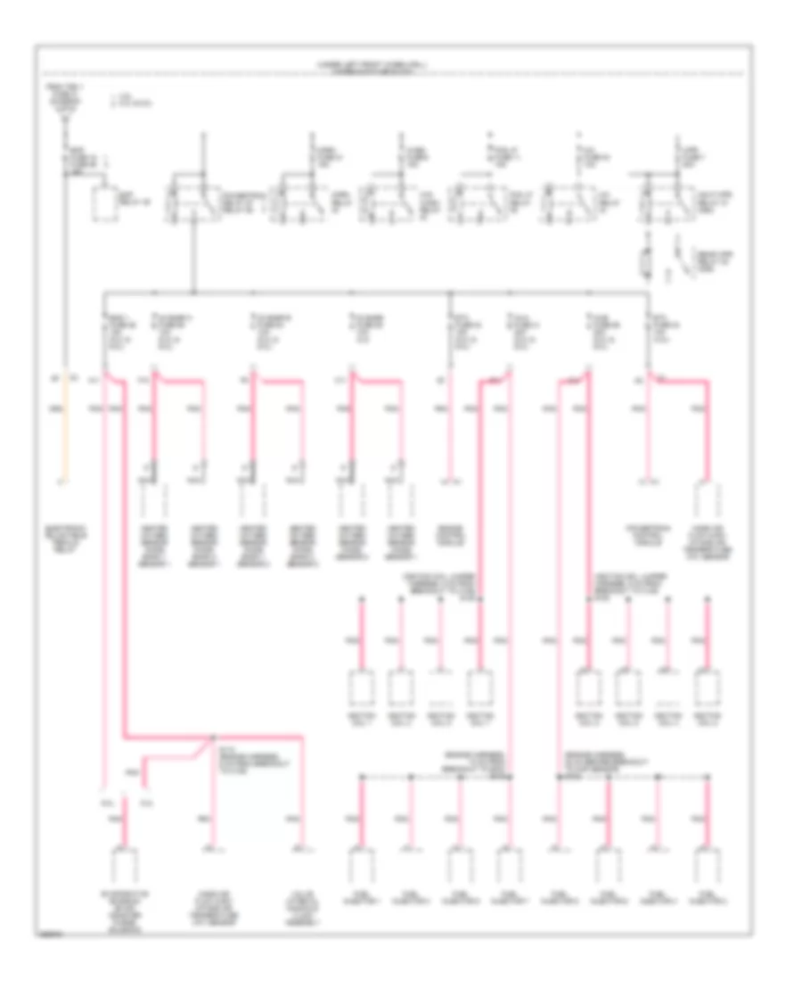 Power Distribution Wiring Diagram 6 of 6 for Isuzu Ascender S 2007