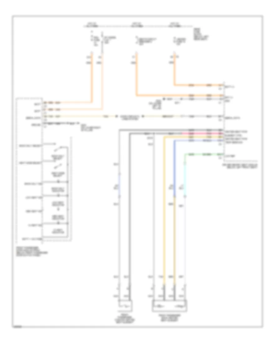 Passengers Heated Seat Wiring Diagram for Isuzu Ascender S 2007