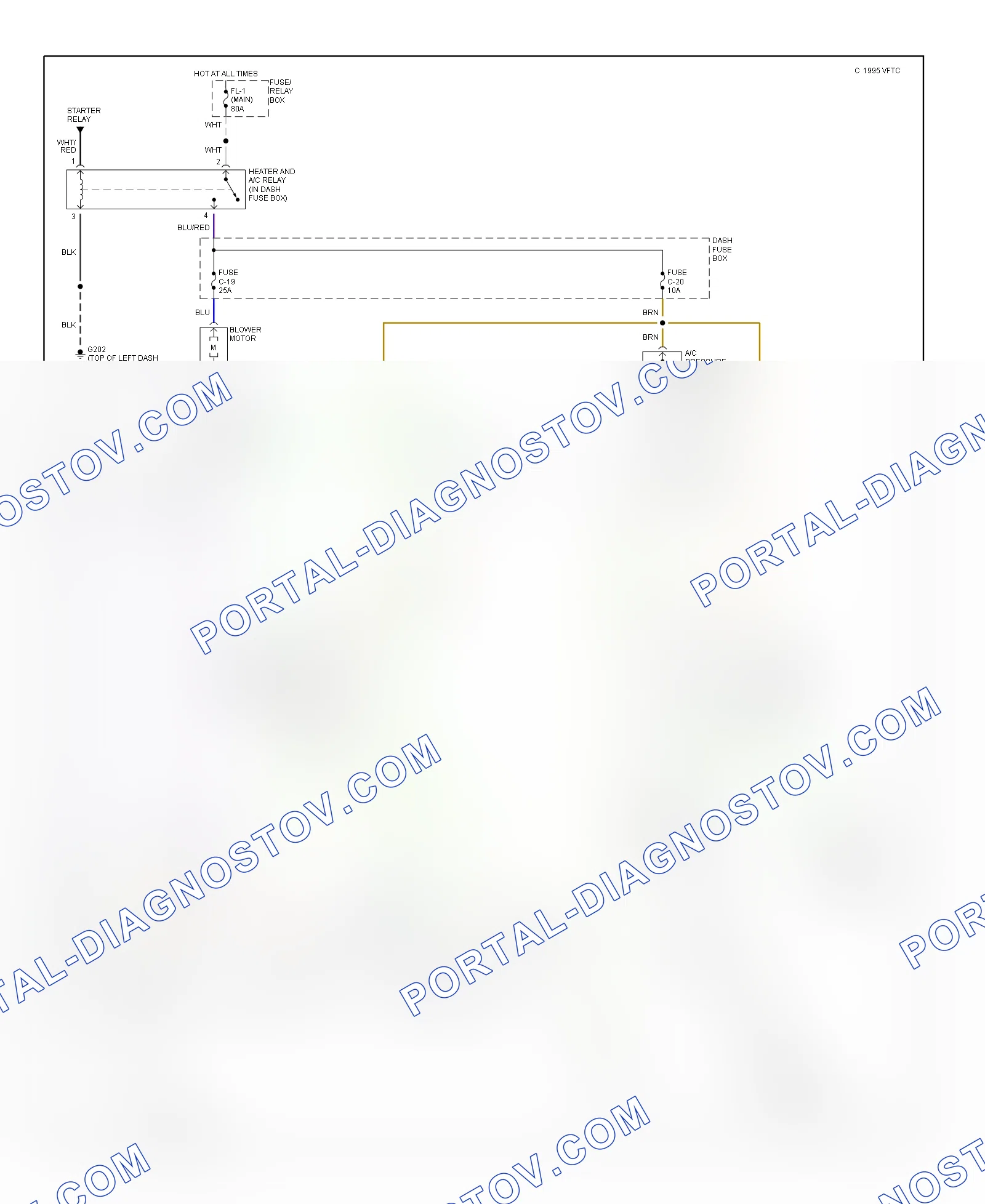 A C Wiring Diagram for Isuzu Trooper LS 1996