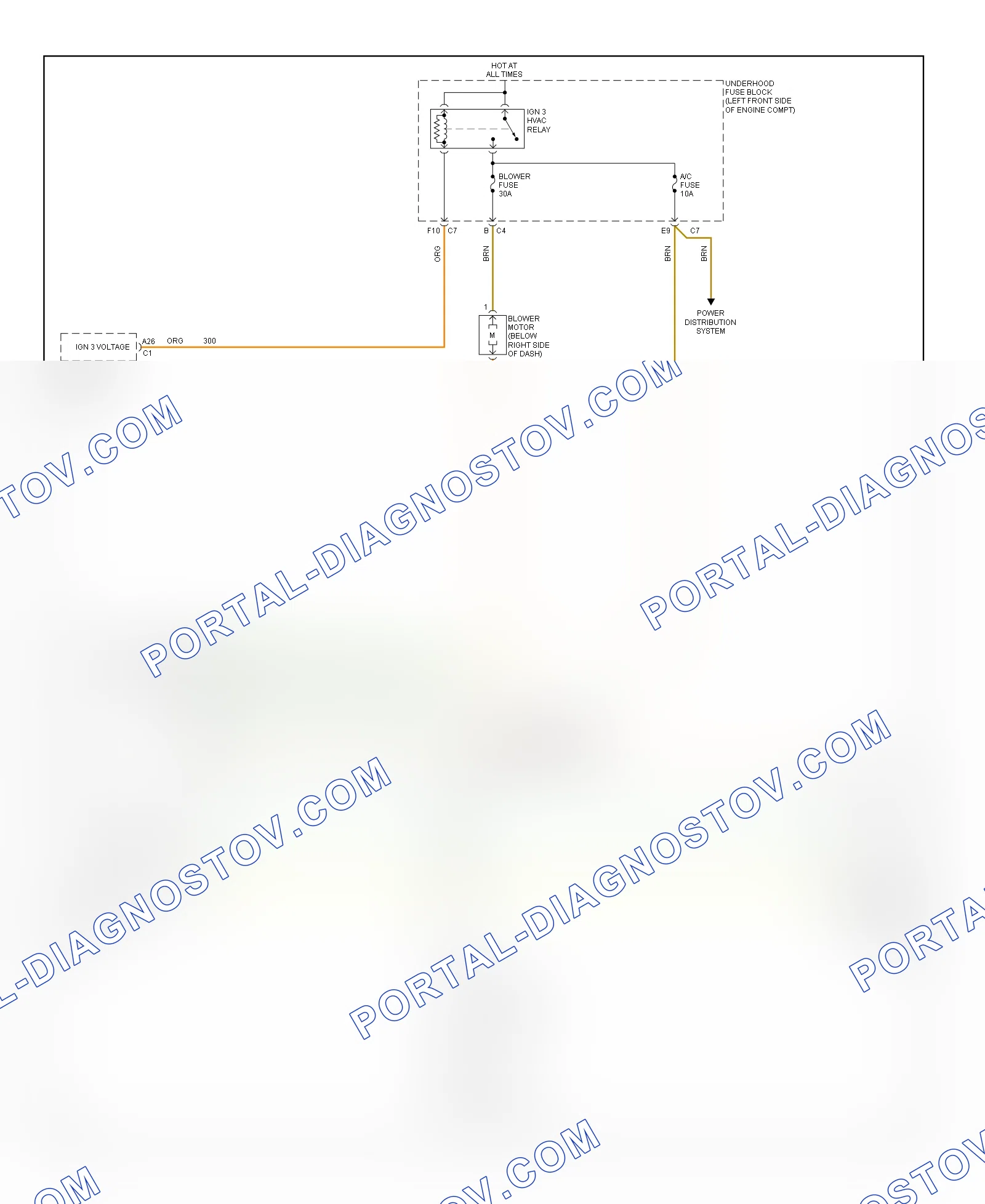Heater Wiring Diagram for Isuzu i 290 LS 2007