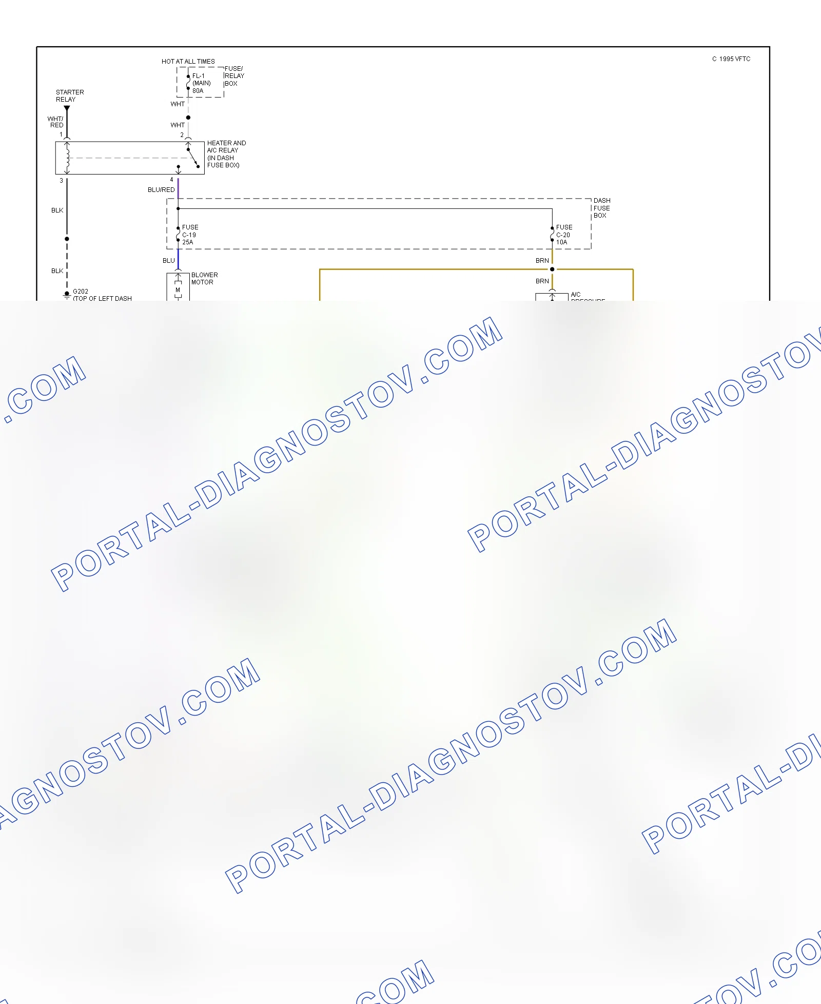 A C Wiring Diagram for Isuzu Trooper S 1996