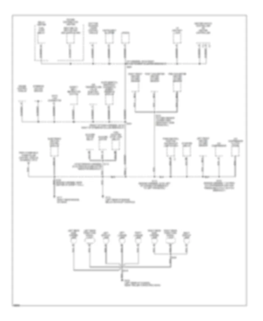4 3L Ground Distribution Wiring Diagram 2 of 2 for Isuzu Hombre S 1997
