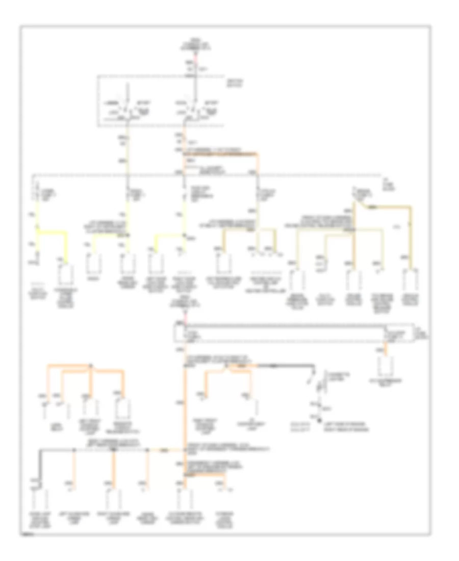 Power Distribution Wiring Diagram 2 of 3 for Isuzu Hombre S 1997