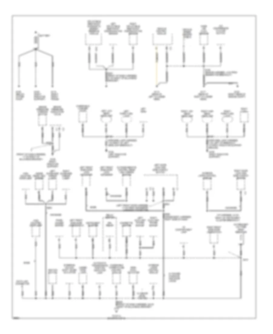 4 3L Ground Distribution Wiring Diagram 1 of 2 for Isuzu Hombre XS 1997