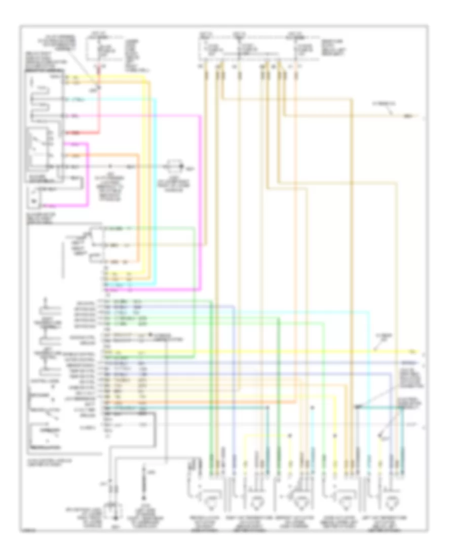 Manual AC Wiring Diagram (1 of 2) for Isuzu Ascender S 2008
