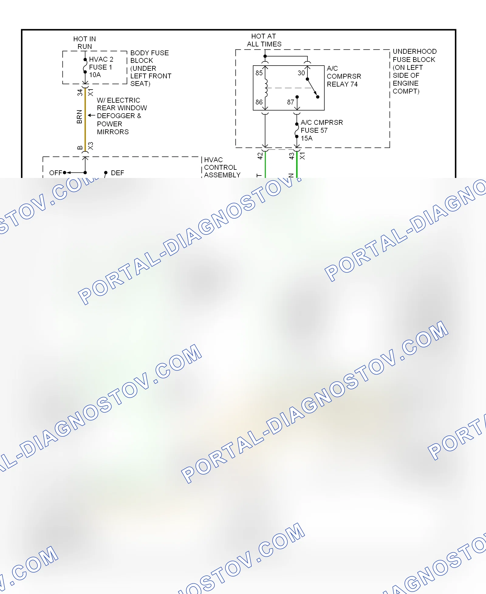 Compressor Wiring Diagram for Isuzu i 290 S 2008