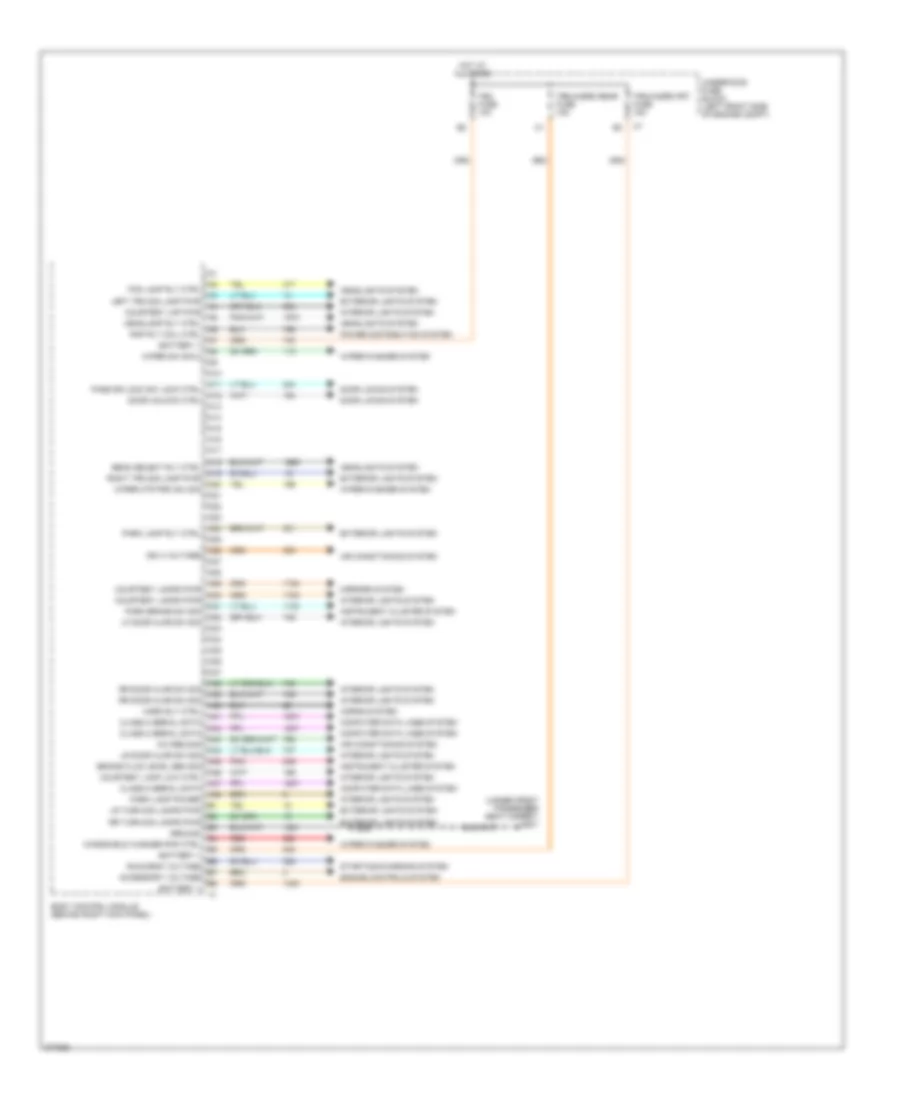 Body Control Modules Wiring Diagram 1 of 2 for Isuzu i 290 S 2008