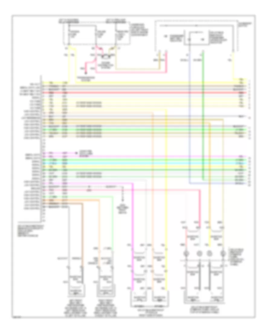 Supplemental Restraints Wiring Diagram 1 of 2 for Isuzu i 290 S 2008