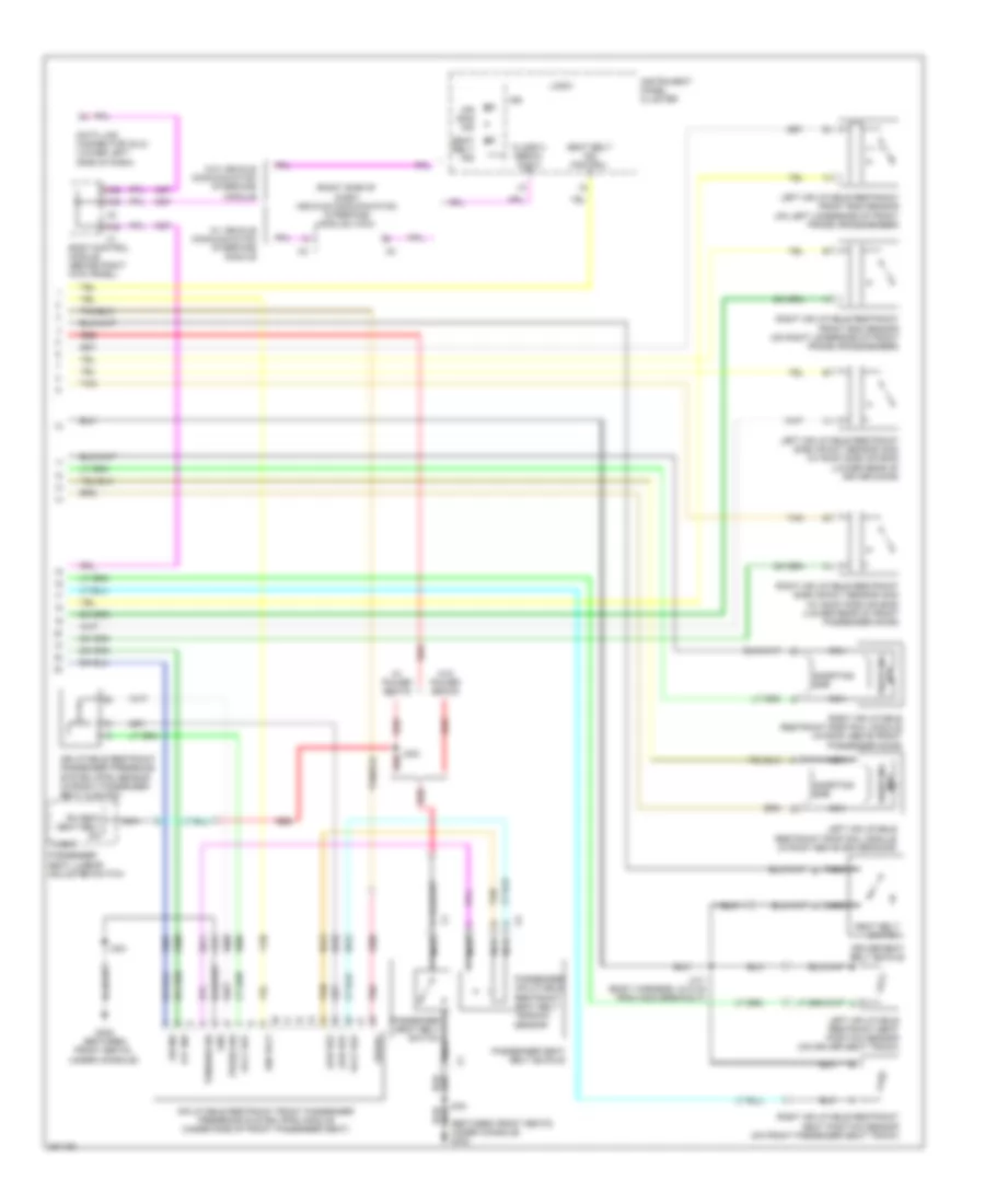Supplemental Restraints Wiring Diagram (2 of 2) for Isuzu i-290 S 2008