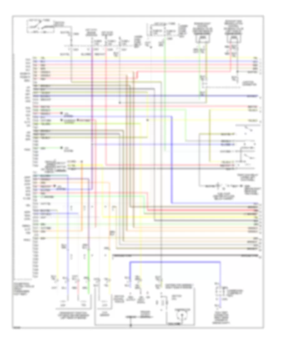 2 2L Engine Performance Wiring Diagrams 1 of 3 for Isuzu Oasis S 1997