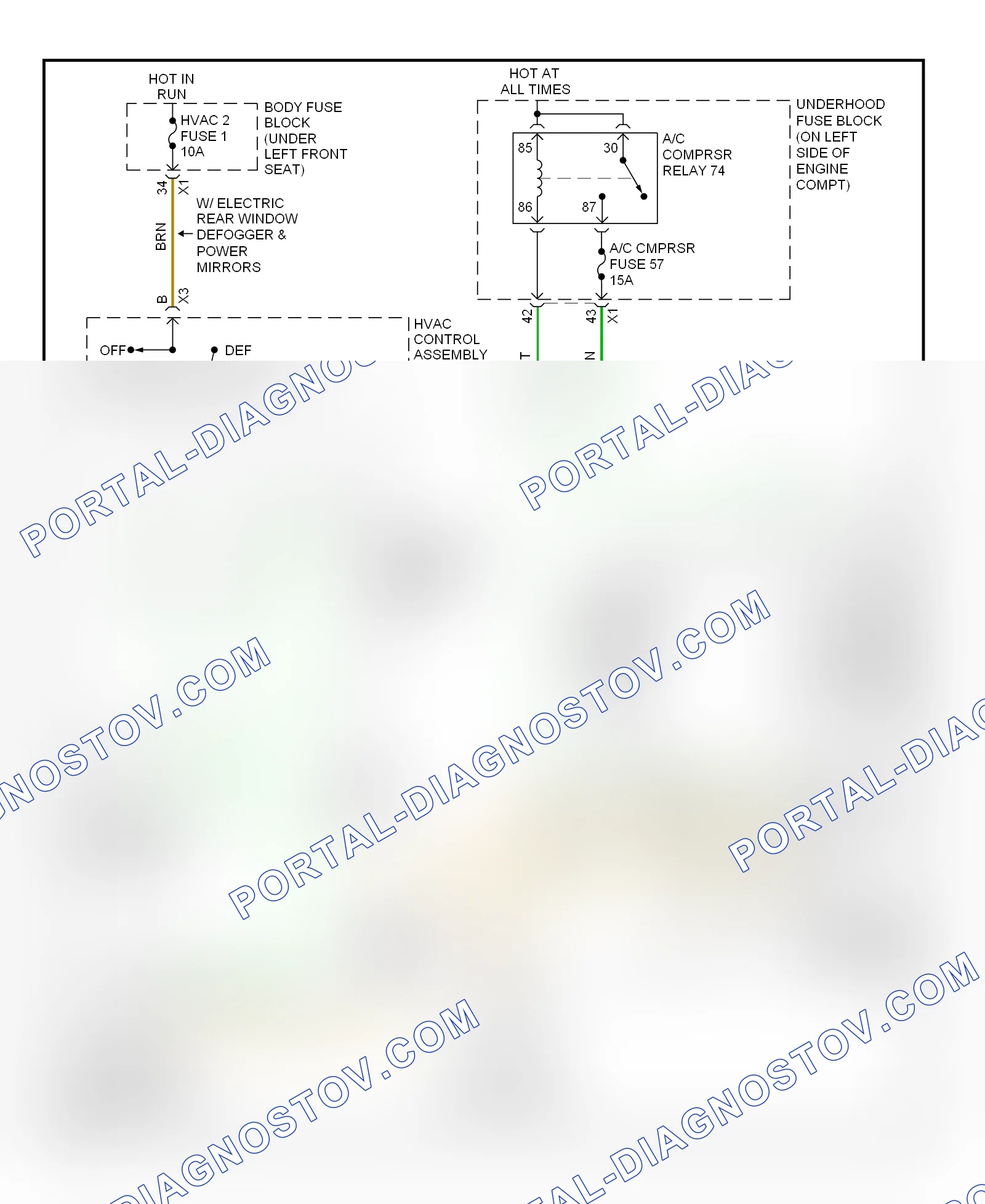 Compressor Wiring Diagram for Isuzu i 370 LS 2008