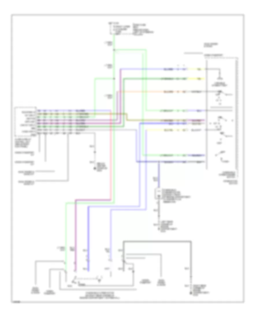 Interval WiperWasher Wiring Diagram for Isuzu Amigo 1998