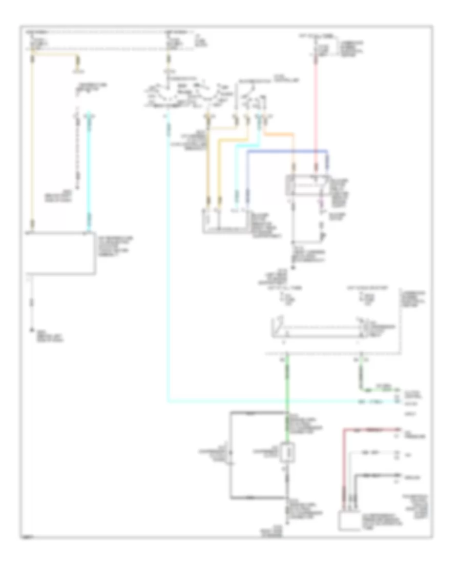 2.2L, Электросхема кондиционера A/C для Isuzu Hombre S 1998