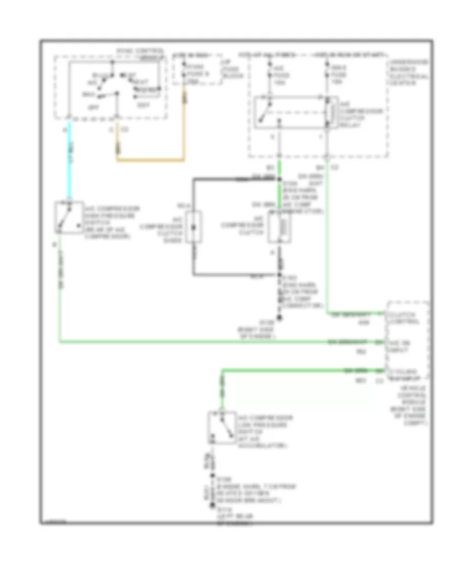 4 3L Compressor Wiring Diagram Manual A C for Isuzu Hombre S 1998