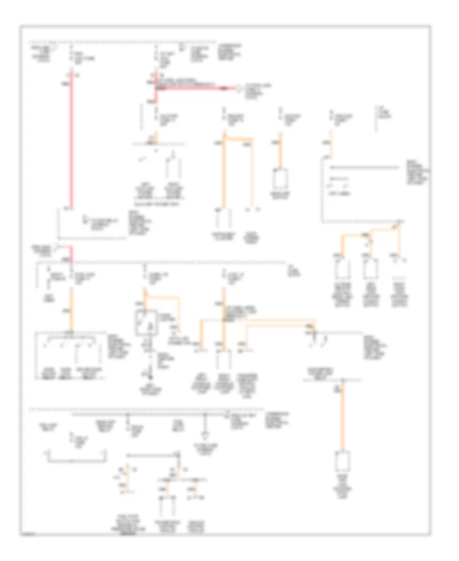 Power Distribution Wiring Diagram (3 of 5) for Isuzu Hombre S 1998