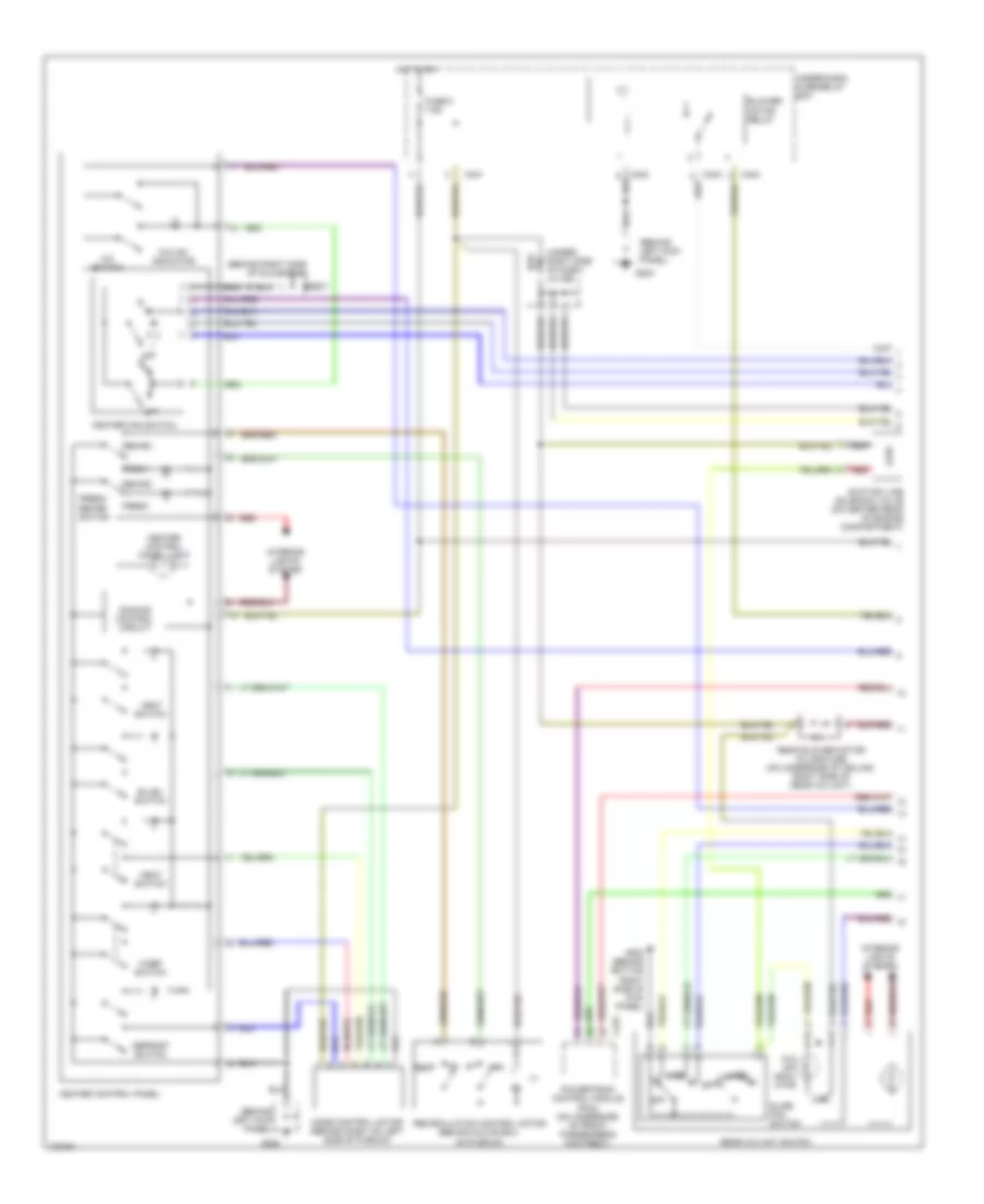 Электросхема кондиционера (1 из 2) для Isuzu Oasis LS 1998