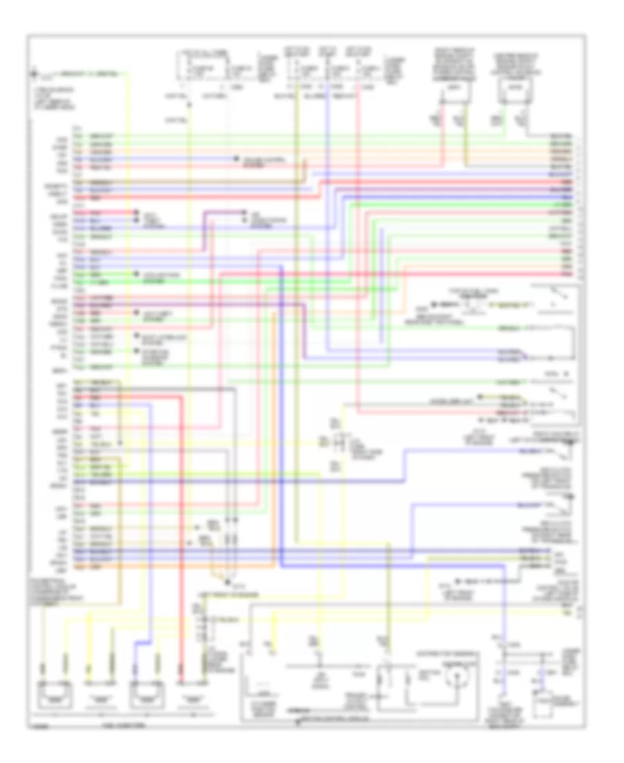 2 3L Engine Performance Wiring Diagrams 1 of 3 for Isuzu Oasis LS 1998