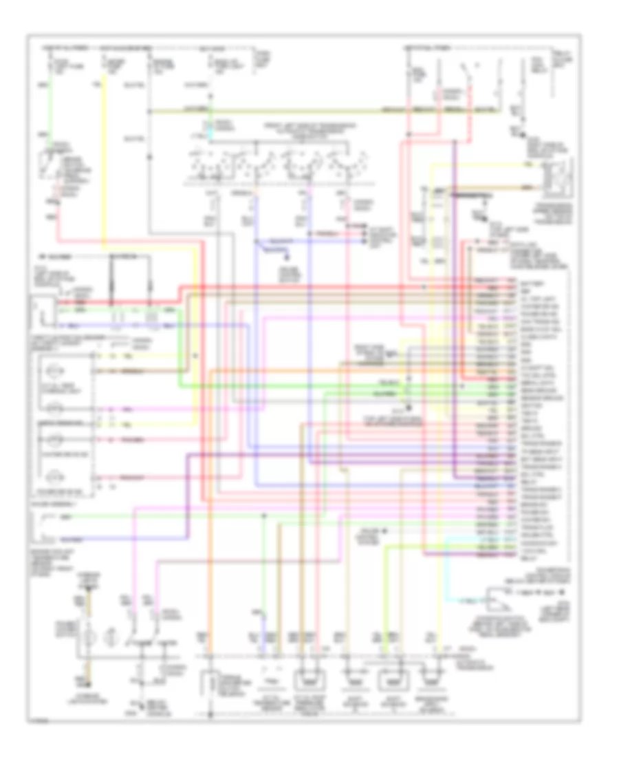 A T Wiring Diagram for Isuzu Rodeo S 1998