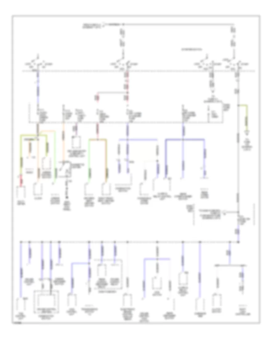 Power Distribution Wiring Diagram 2 of 3 for Isuzu Trooper Limited 1998