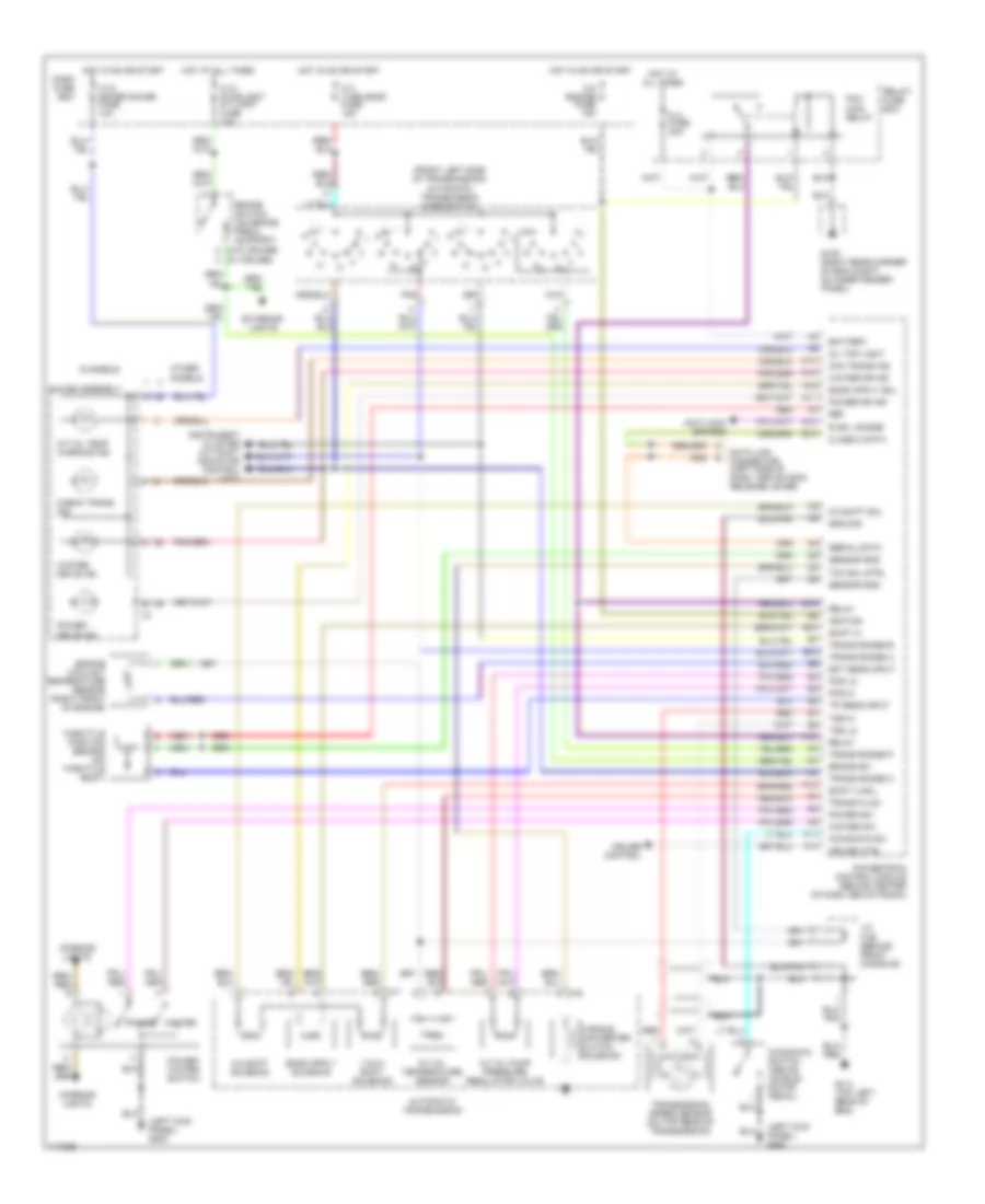 A T Wiring Diagram for Isuzu Trooper Limited 1998