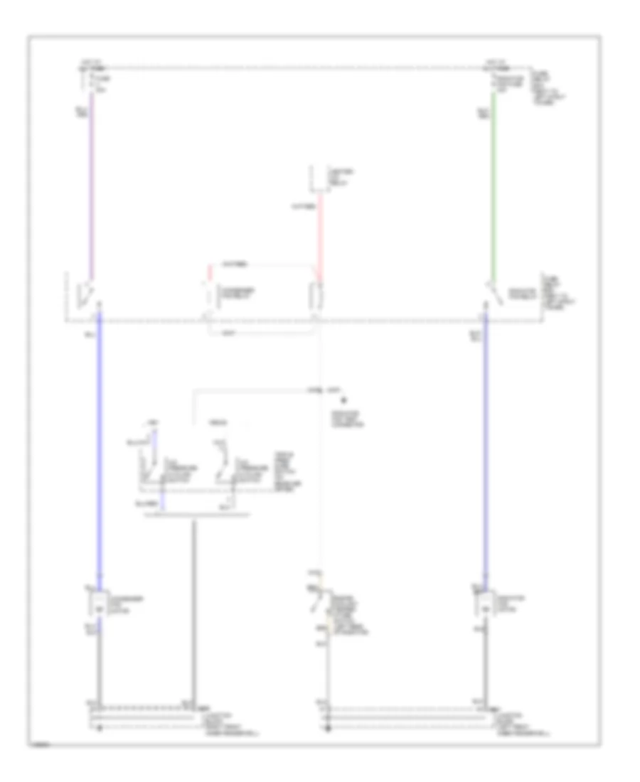 Cooling Fan Wiring Diagram for Isuzu Impulse RS 1991