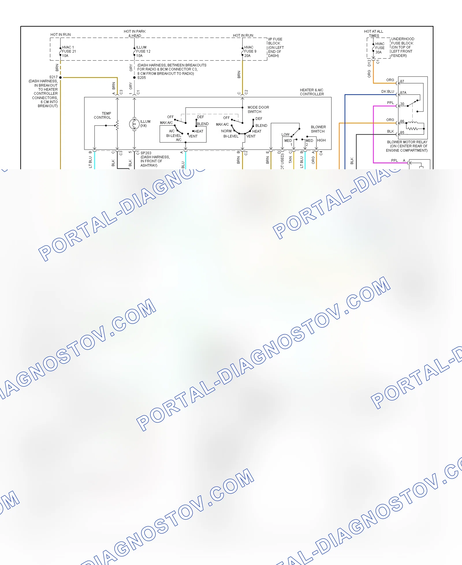 2 2L Manual A C Wiring Diagram for Isuzu Hombre S 1999