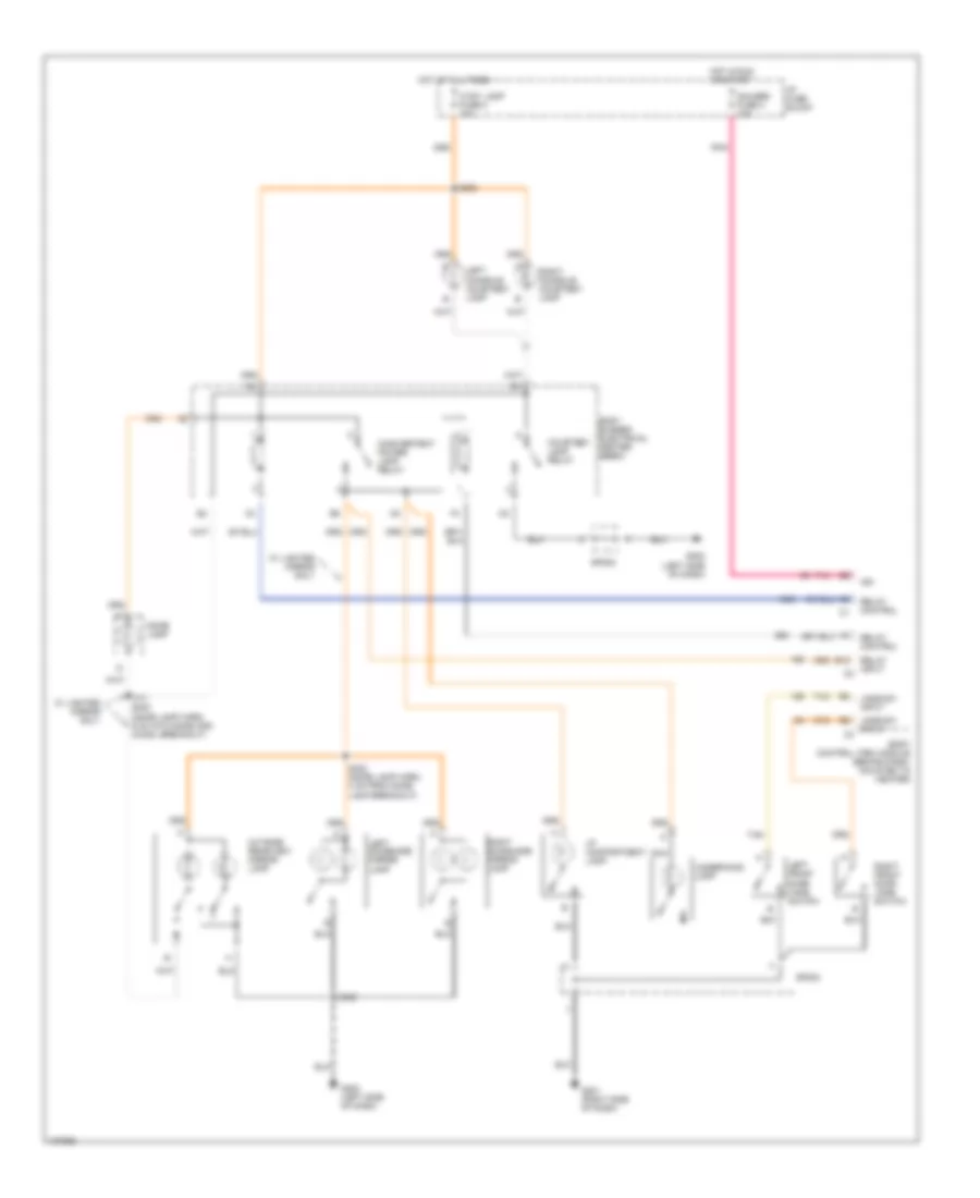 Courtesy Lamps Wiring Diagram for Isuzu Hombre S 1999