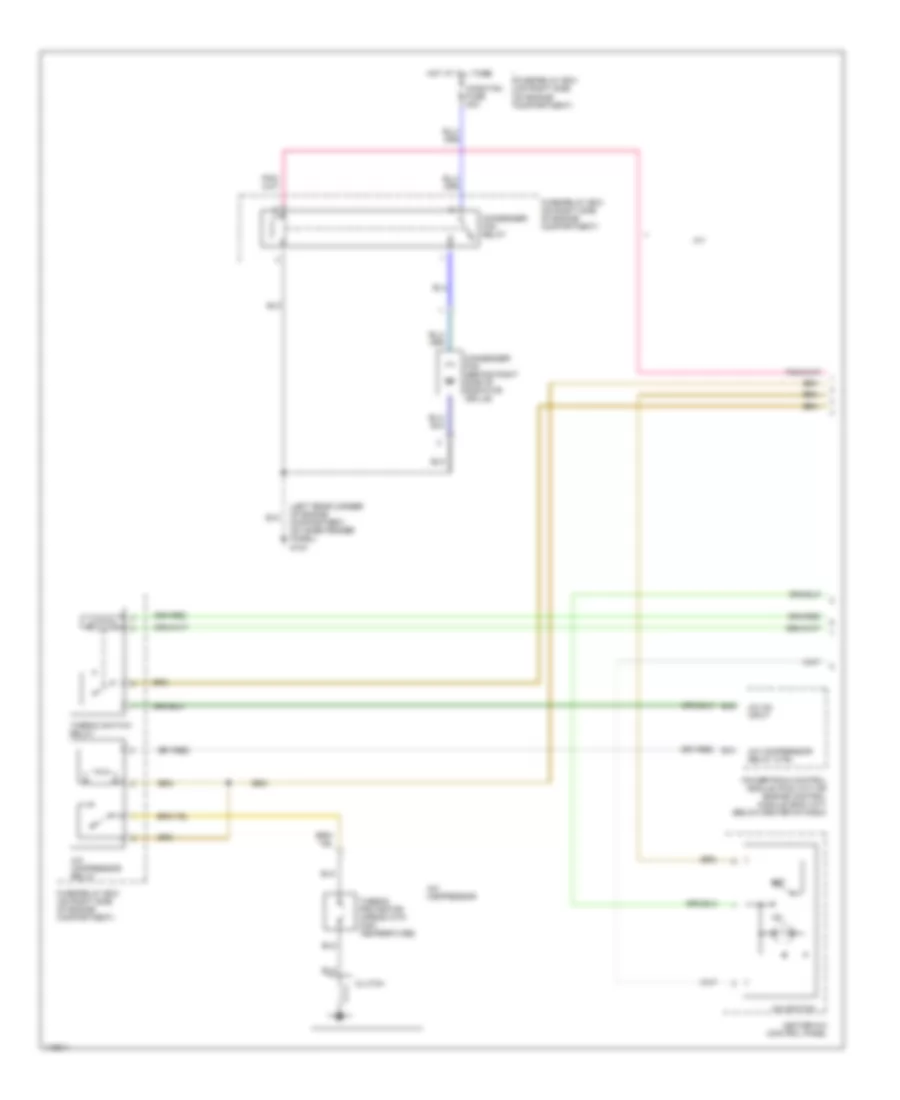 3.2L, Manual AC Wiring Diagram (1 of 2) for Isuzu Rodeo LS 1999
