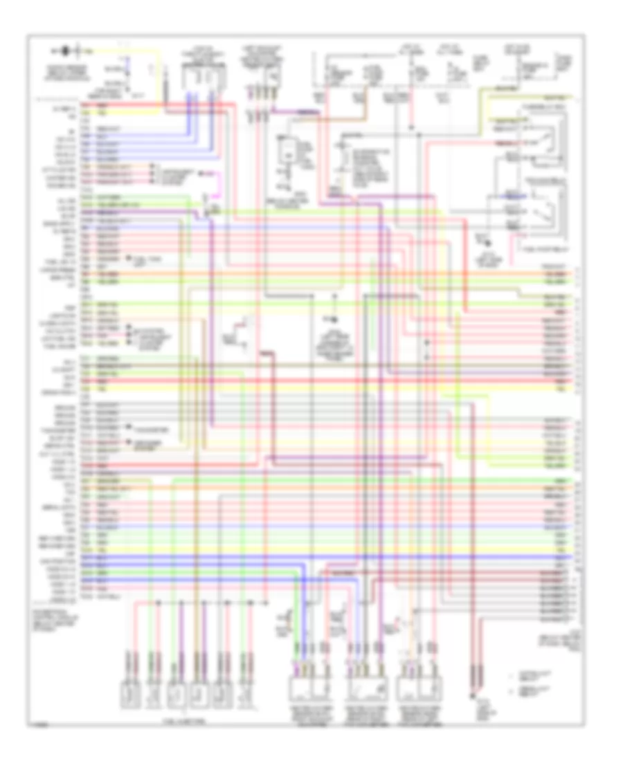 3.2L, Engine Performance Wiring Diagrams (1 of 4) for Isuzu Rodeo LSE 1999