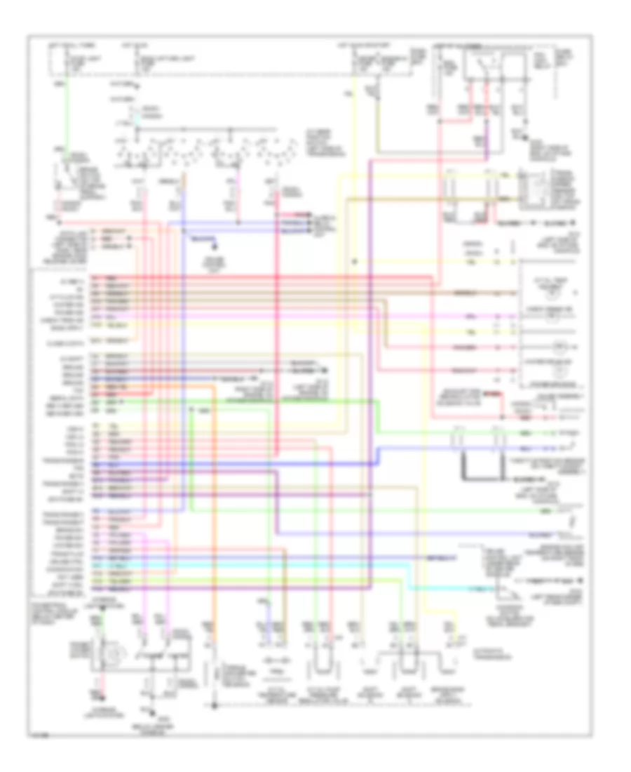 A T Wiring Diagram for Isuzu Rodeo LSE 1999