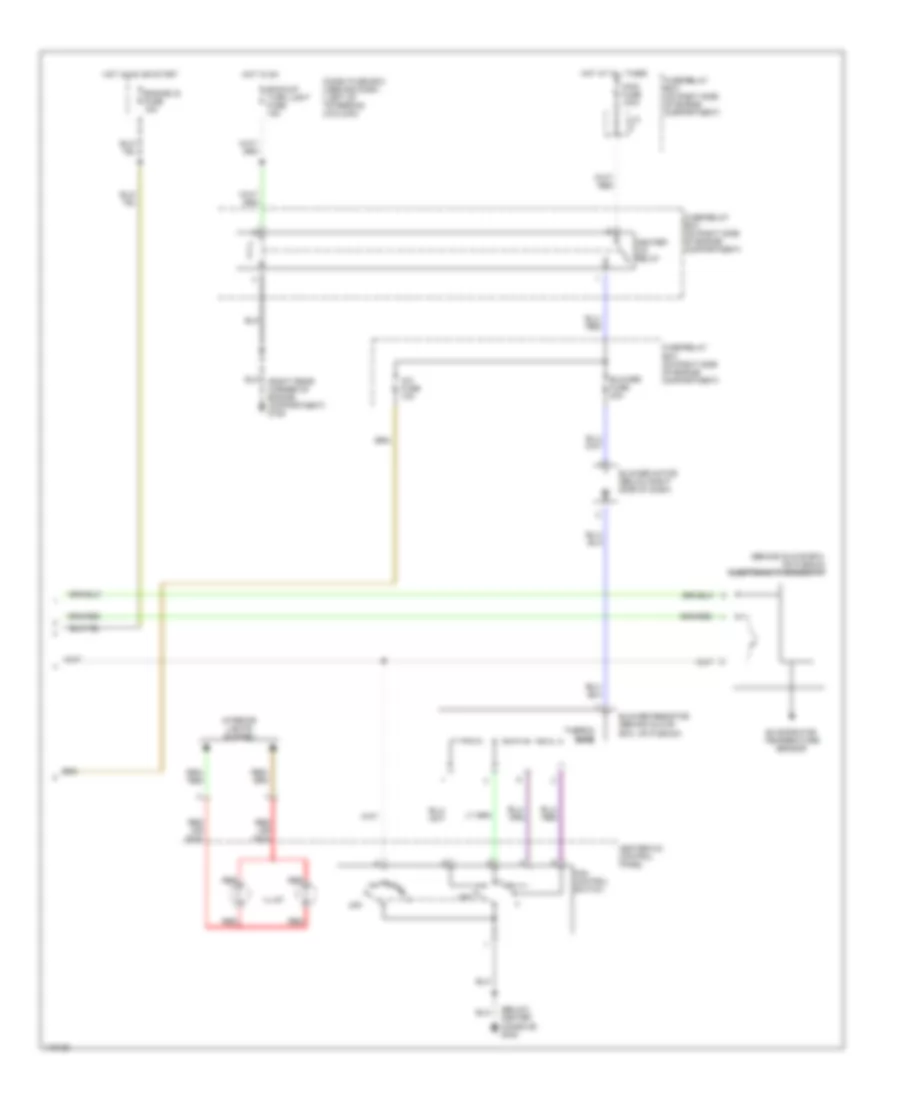2.2L, Manual AC Wiring Diagram (2 of 2) for Isuzu Rodeo S 1999
